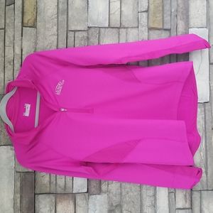 Under Armour Coldgear Quarter Zip Jacket, Semi-Fitted, Large, Fuschia, NWOT